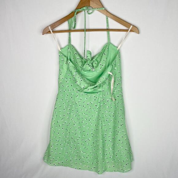 BCBGeneration Green Halter Summer Mini Dress - Picture 4 of 13